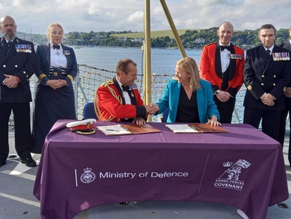 South West Water signs Armed Forces Covenant to pledge continued support for veterans