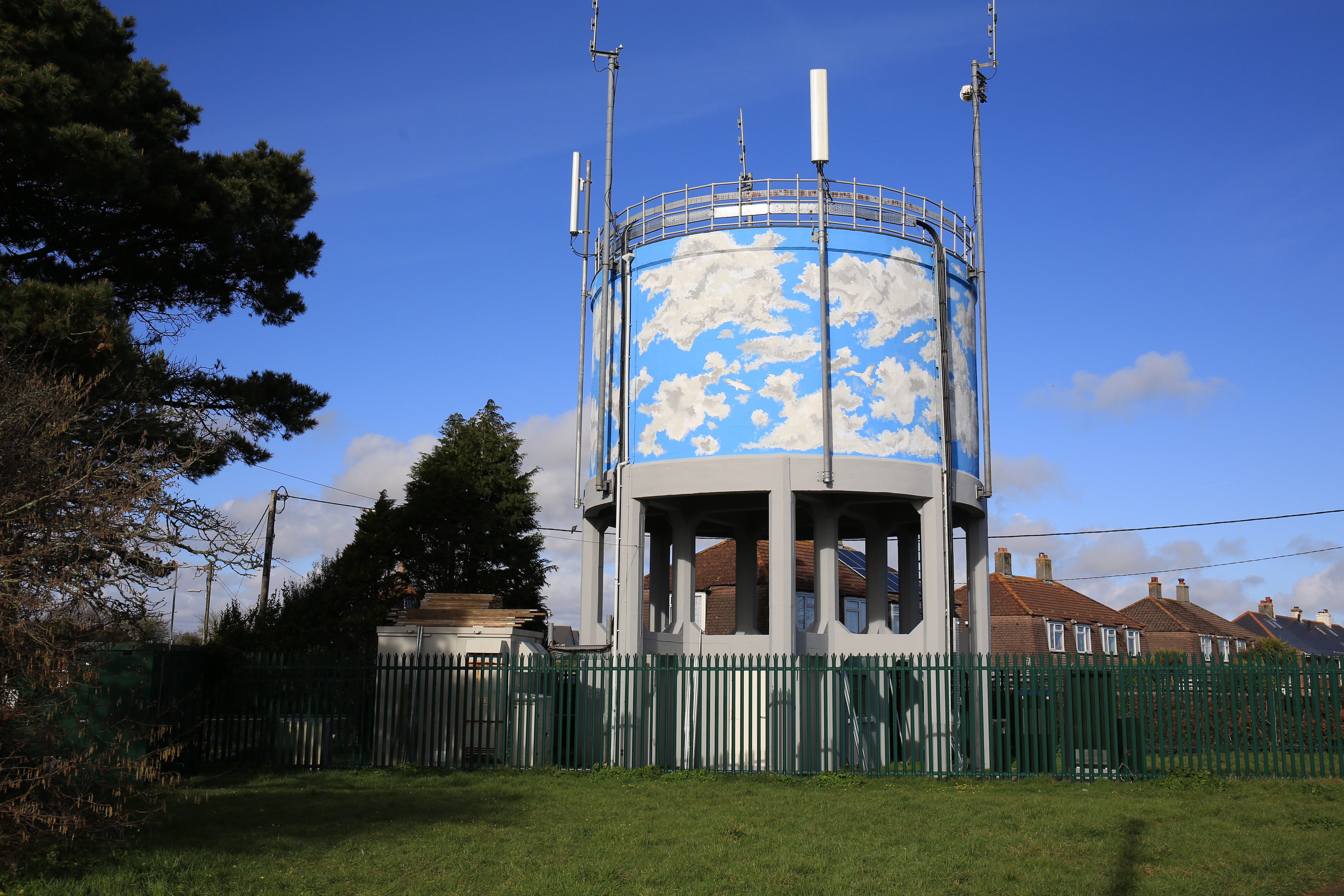 Water tower’s new look